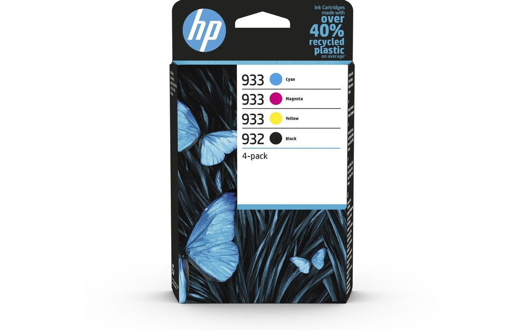 HP Combo Pack No. 932 + 933 (Encre 6ZC71AE) C/M/Y/BK