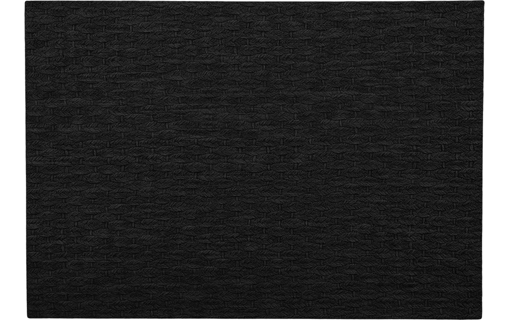 Tiseco Set de table Arbin 33 cm x 45 cm, Noir