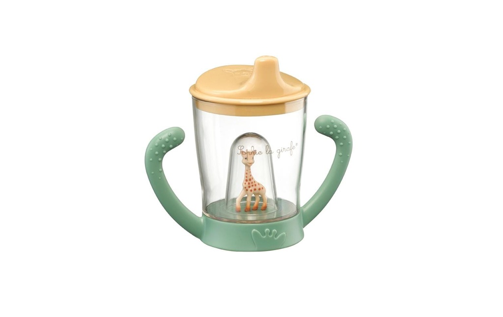 Sophie la girafe Gobelet d’apprentissage anti-fuite 180 ml