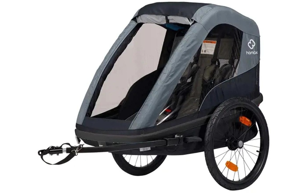 Hamax Remorque de vélo Avenida Twin Bleu