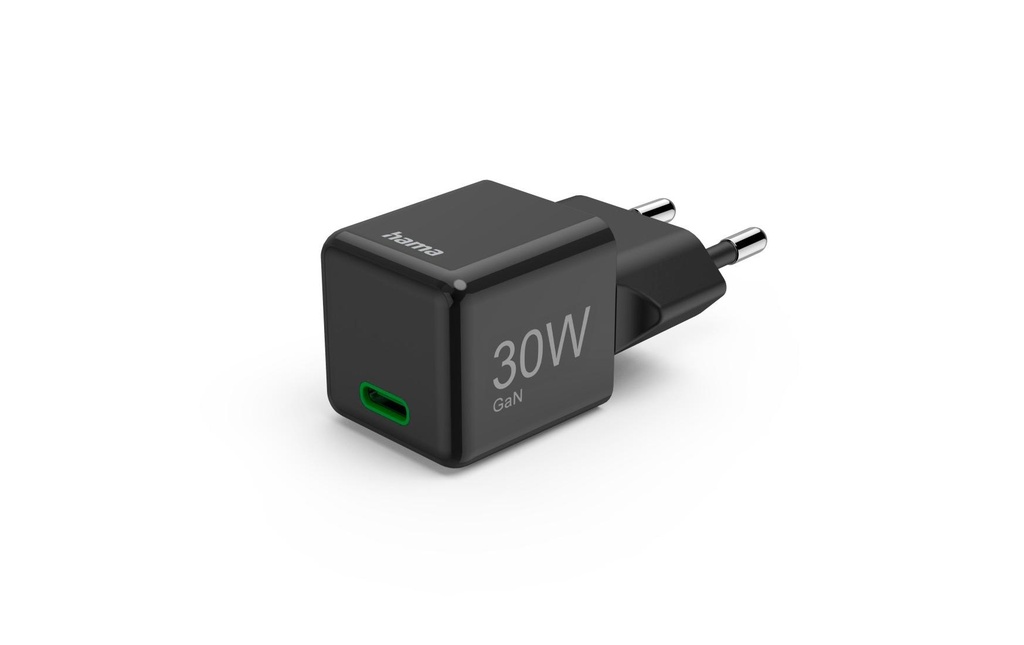 [558201986] Hama Chargeur mural USB Mini-charger USB-C 30 W noir