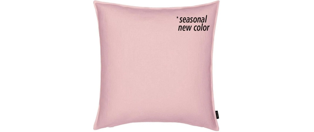 PROFLAX Housse de coussin Leinen 50 x 50 cm, rose