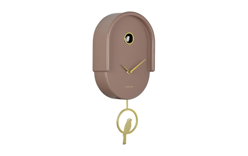 KARLSSON Horloge murale Tweet Mocha Brown