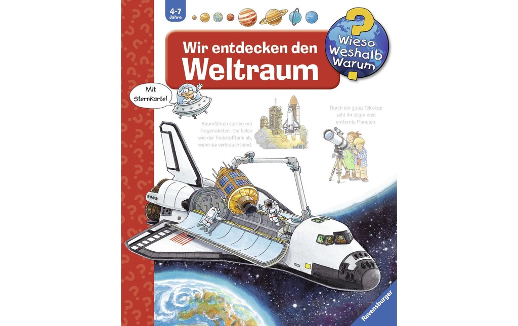 Ravensburger Livres pratiques pour enfants WWW Wir entdecken den Weltraum