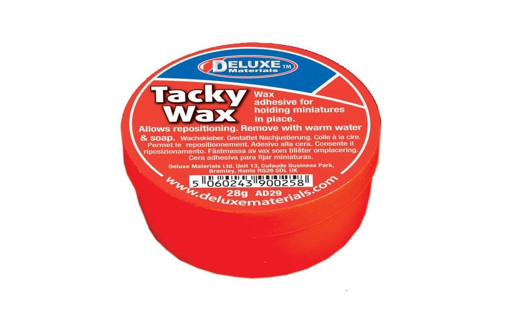 Deluxe Materials Colle pour modélisme Tacky Wax 1 Pièce/s, Blanc