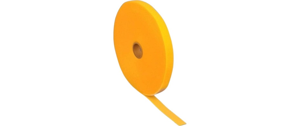 FASTECH Rouleau de bande auto-agrippante ETN Fast-Strap Jaune 20 mm x 5 m