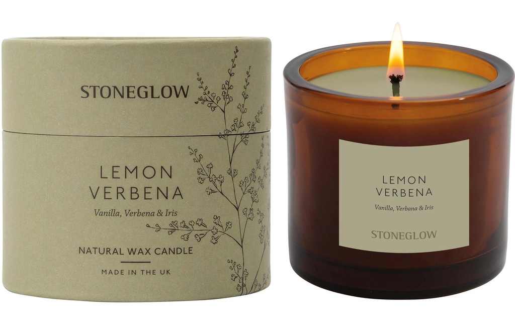 Stoneglow Bougie parfumée Lemon Verbena 200 g