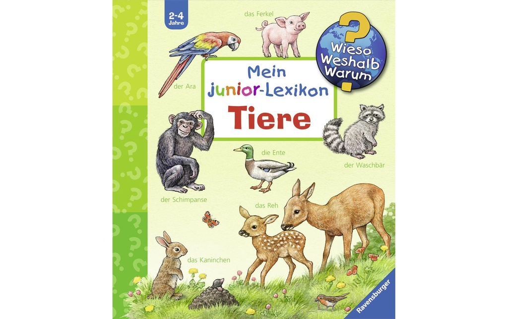 Ravensburger Livres pratiques pour enfants WWW Mon encyclopédie junior : Les animaux