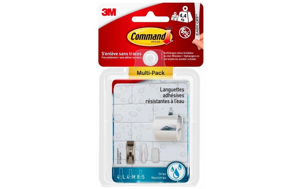 Command Striscia adesiva 4.4 kg, Bleu