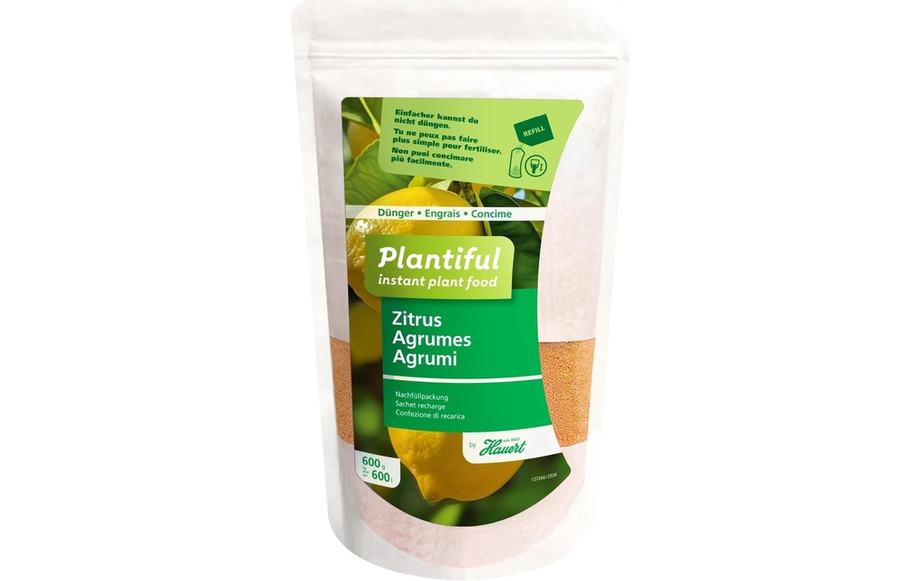 Hauert Engrais Plantiful Agrumes Recharge 600 g