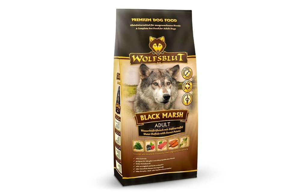 Wolfsblut Alimentation sèche Dog Black Marsh Adult, 2 kg