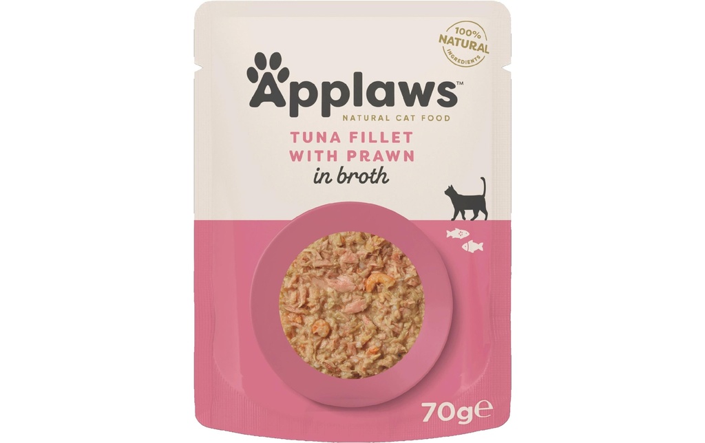 Applaws Alimentation humide Thon et crevettes 70 g