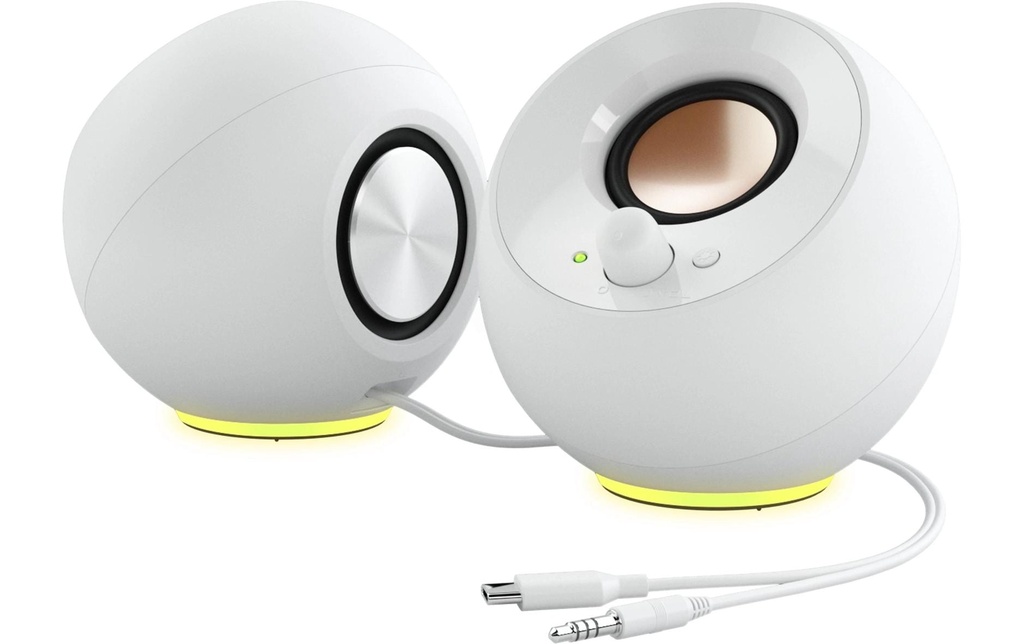 CREATIVE Haut-parleurs de PC Pebble SE blanc