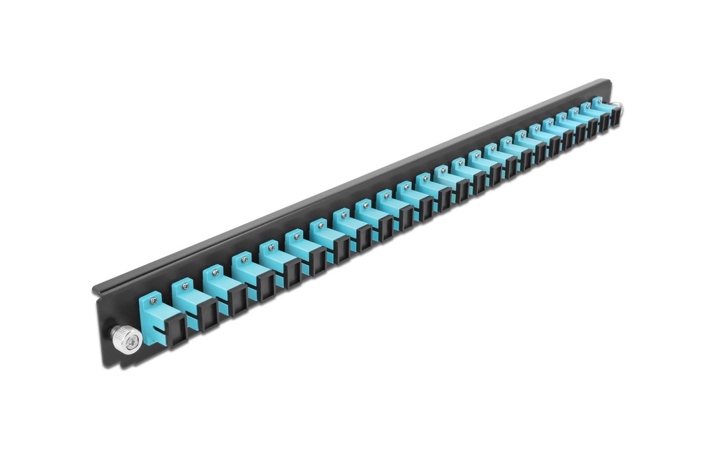 Delock Plaque de distribution Panneau avant 24 Port SC Simplex aqua