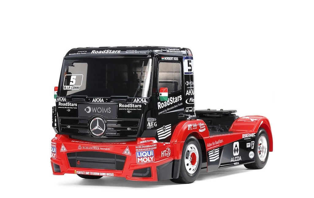 Tamiya Camion de course Mercedes Actros MP4 TT-01E 4WD Kit, 1:14
