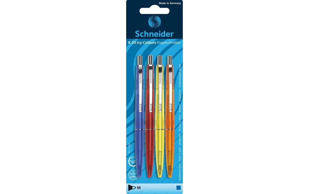 Schneider Stylo bille K20 ICY 0,5 mm, multicolore