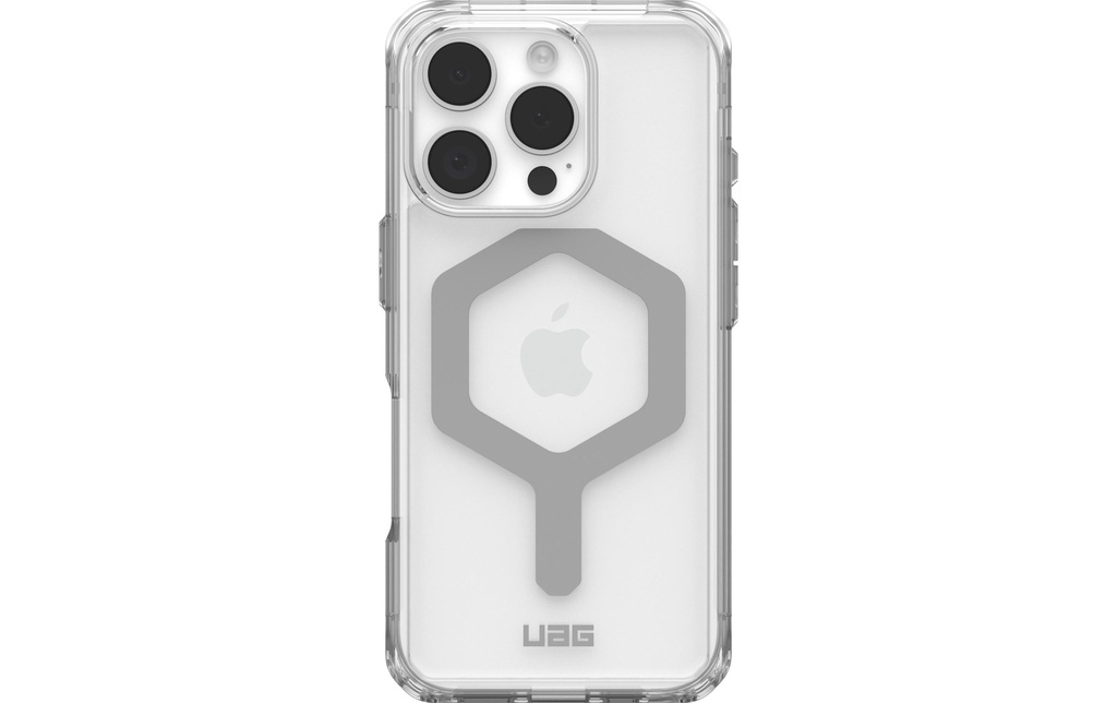UAG Coque arrière Plyo MagSafe Apple iPhone 16 Pro Ice/Silver