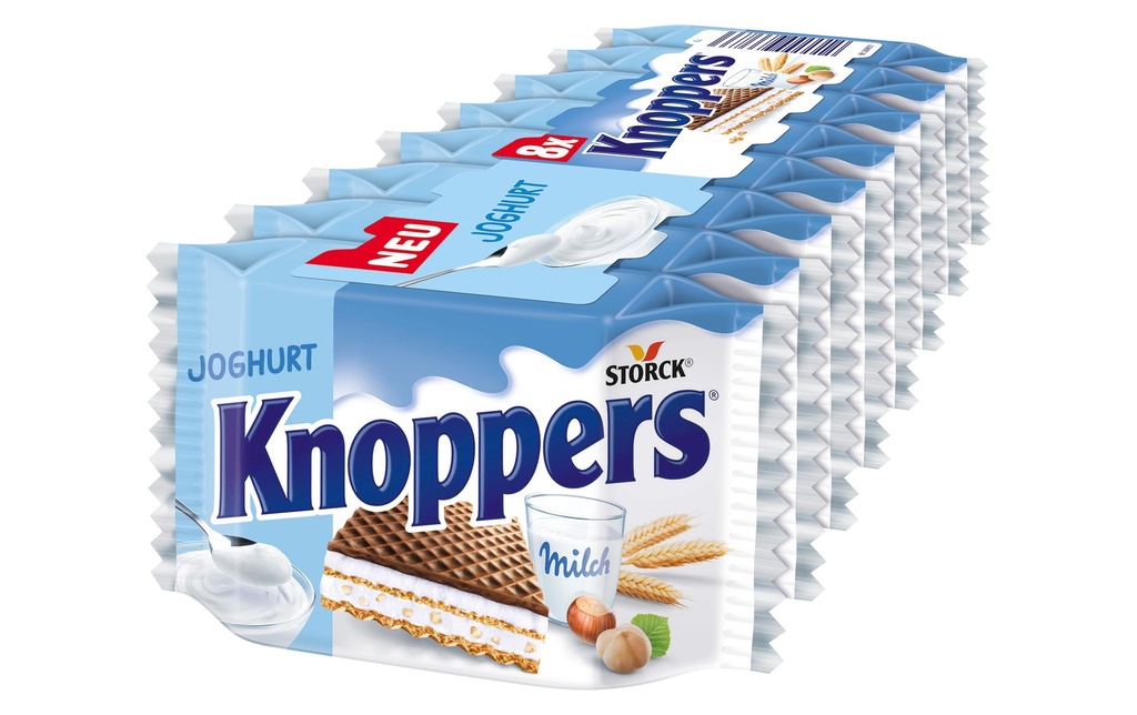 Storck Knoppers Gaufres Yaourt 8 x 25 g