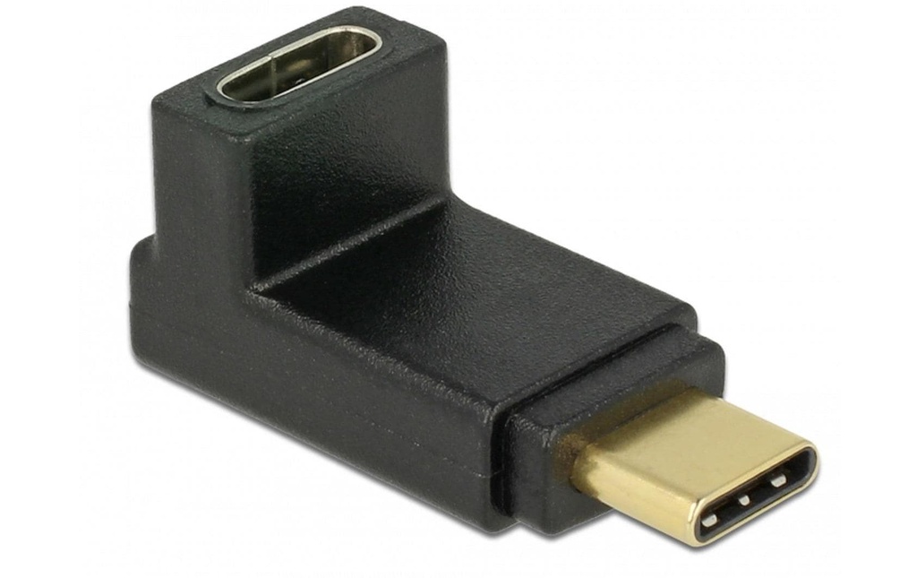 Delock Adaptateur USB 3.1 Gen2, 10Gbps, C-C, m-f  coudée en haut