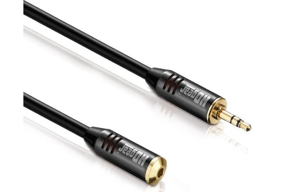 HDGear Câble audio Premium jack 3.5 mm - jack 3.5 mm 1 m