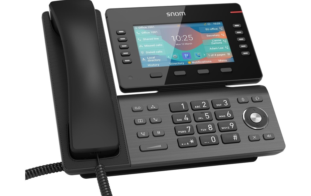 snom Téléphone de bureau D865 Noir