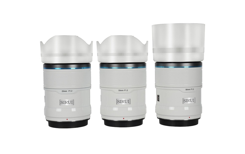 Sirui Longueur focale fixe Sniper 23, 33, 56mm F/1.2 Blanc Nikon Z