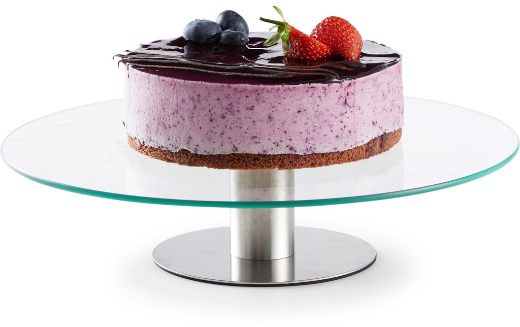 Schou Plateau à gâteau Ø30 cm - Argenté