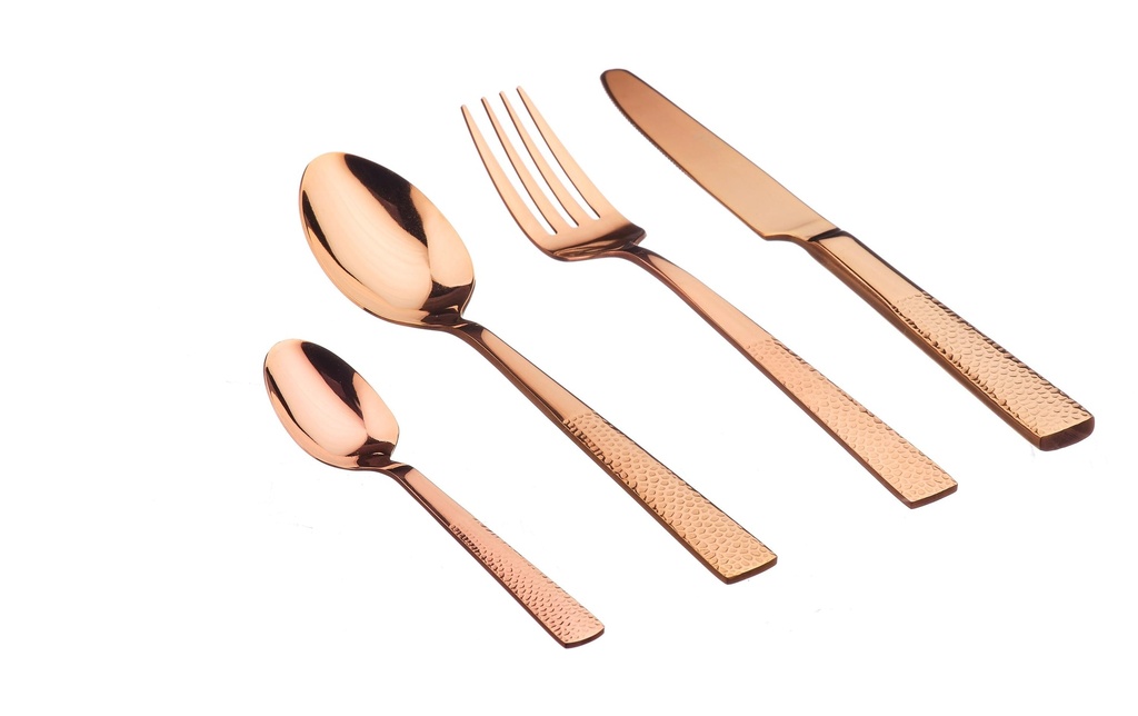 Björn Kits de couverts Finn 24 pièces, Cuivre