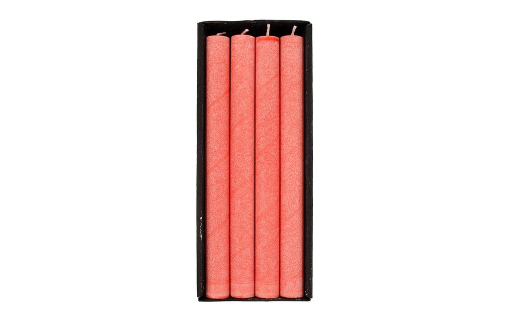 Schulthess Kerzen Bougie droite Abricot en cire d'olive, 4 pièces