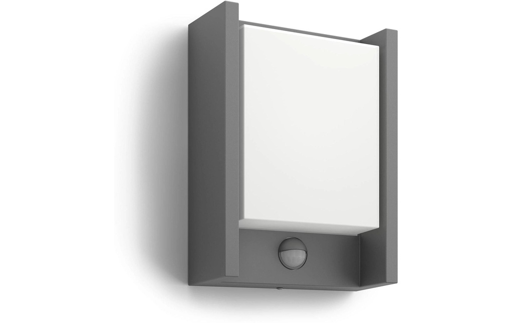 Philips Lampe murale Arbour UE détecteur de mouvement 2700K anthracite