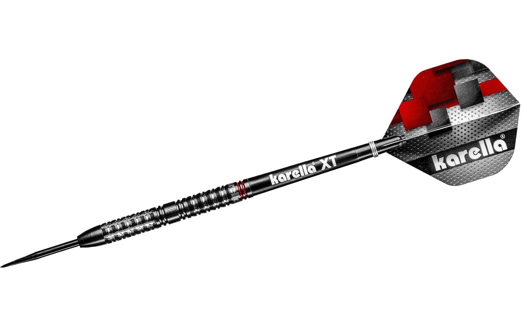 Karella Fléchettes Steeldart SuperDrive 24g, 3 pièces – Noir