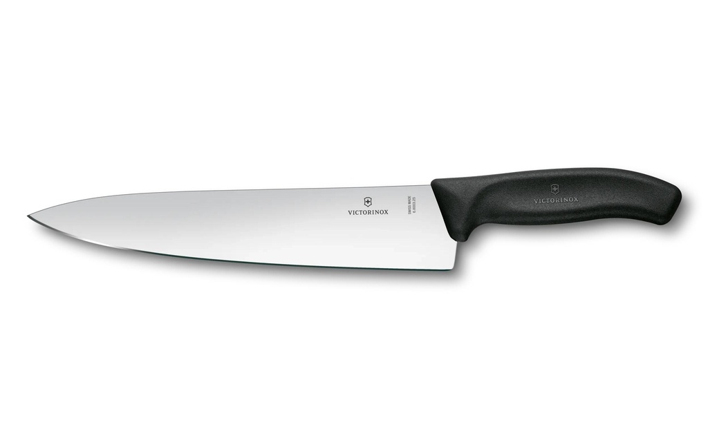 Victorinox Couteau de chef Swiss Classic Noir, 25 cm