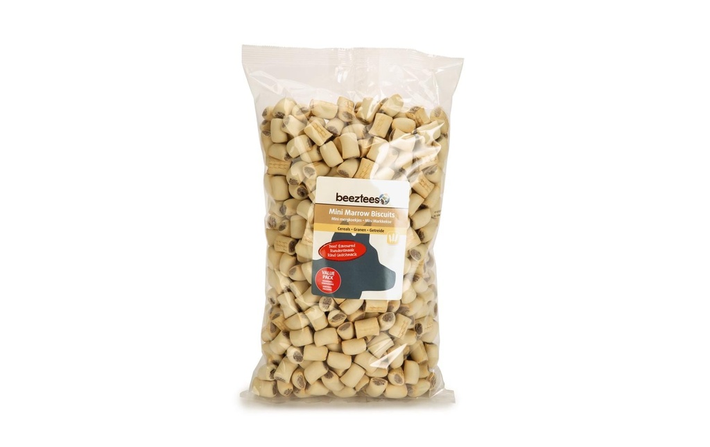 Beeztees Friandise Biscuits à la moelle Mini bœuf, 1400 g