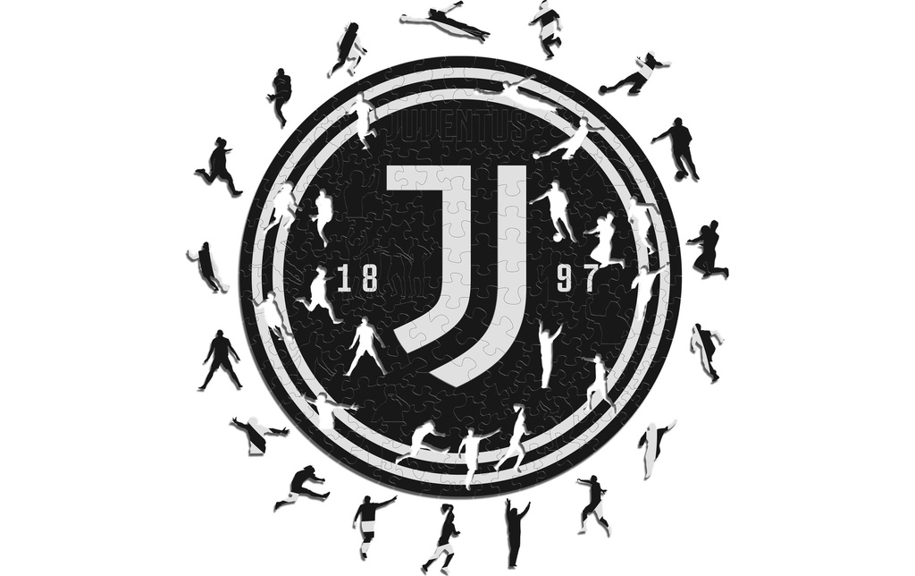 Iconic Puzzle Puzzle en bois FC Juventus – Logo