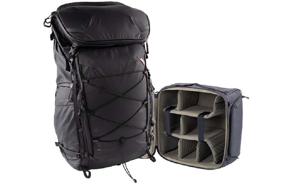 PGYTECH Sac à dos photo OnePro Flex + Camera Insert M 50 L, Space Black