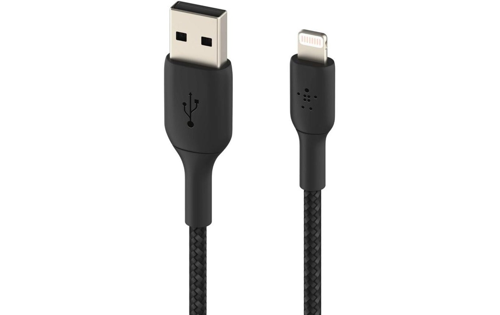 Belkin Câble chargeur USB Braided Boost Charge USB-A - Lightning 0.15 m