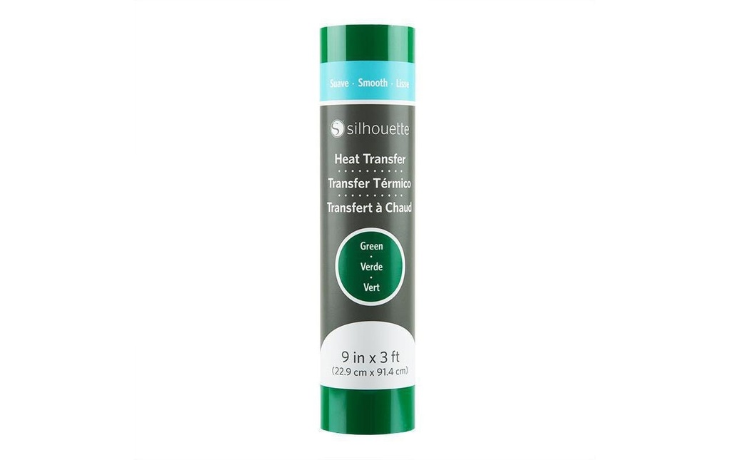 Silhouette Film thermocollant 22.9 cm x 91.4 cm Vert, lisse