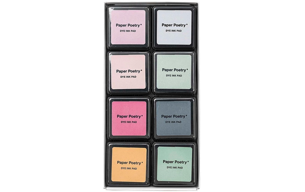 Rico Design Tampon encreur Smoky Mix Multicolore, 8 pièces