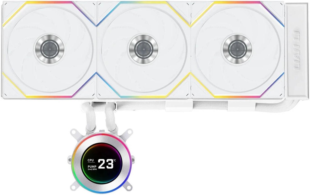 Lian Li Refroidissement à eau HydroShift II LCD 360TL Blanc