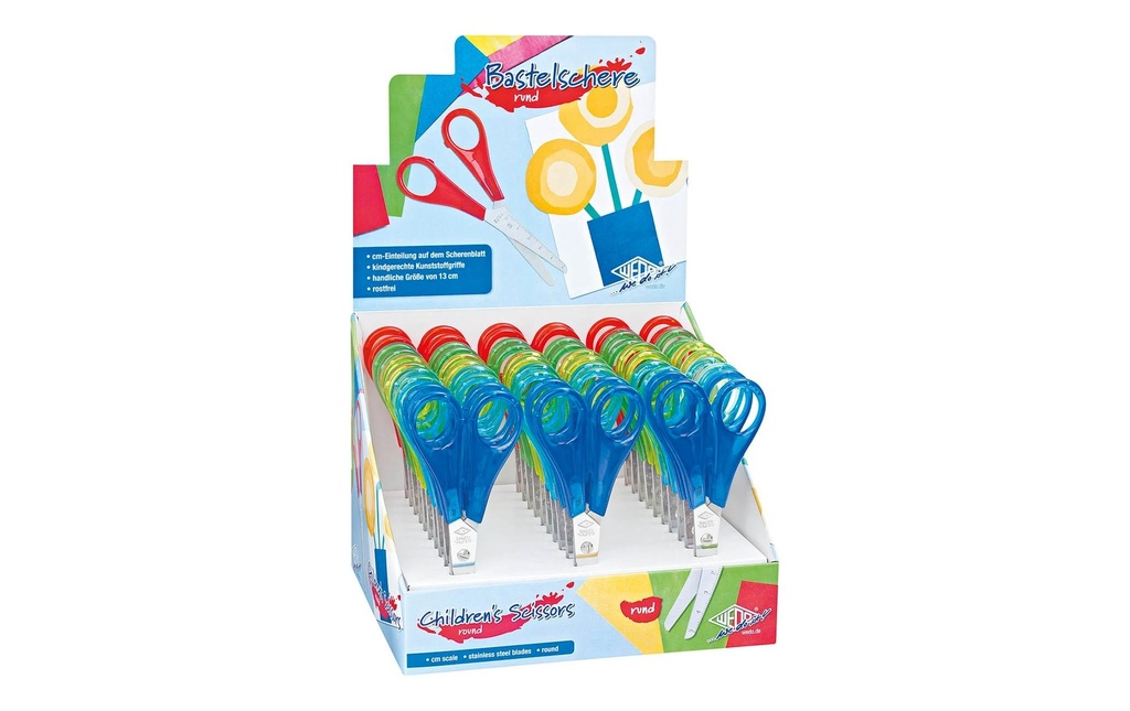 WEDO Display avec 30 ciseaux pour enfants