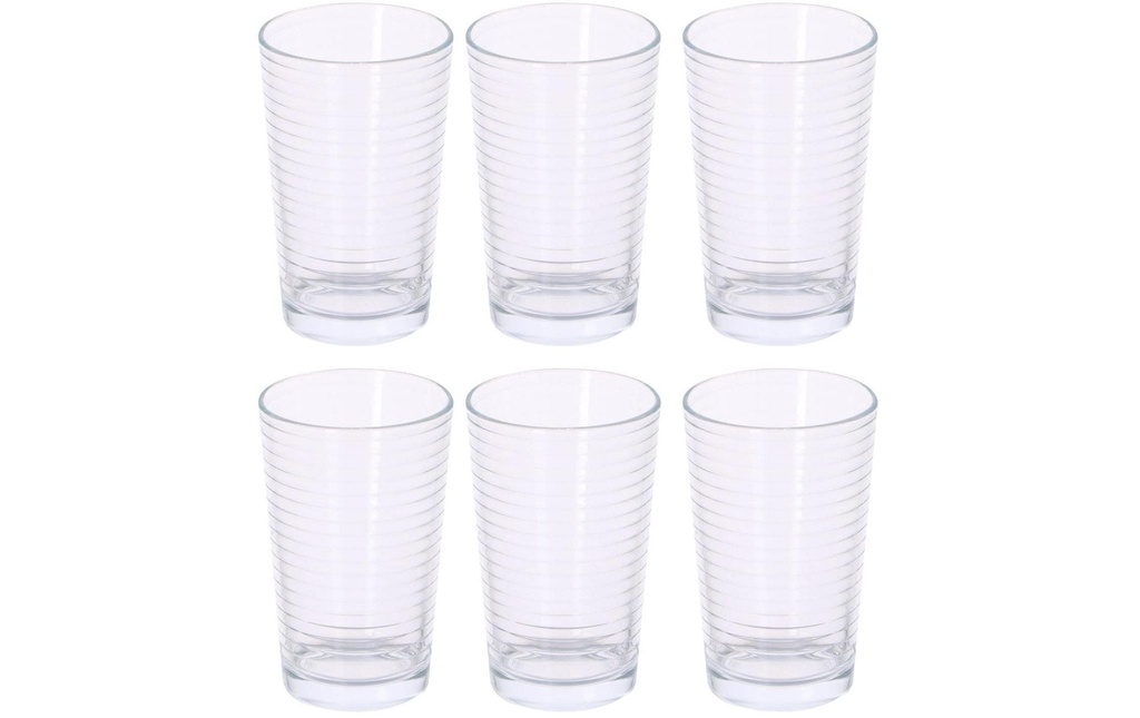 alpina Set de verres à eau 220 ml, 6 Pièce/s, Transparent