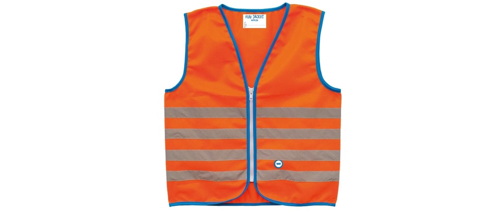 wowow Veste réfléchissante Fun Jacket S, Orange