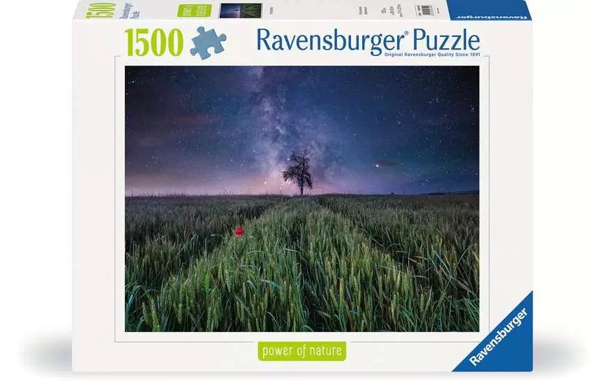 Ravensburger Puzzle Ciel de nuit au-dessus d'un champ de blé 1500 pièces