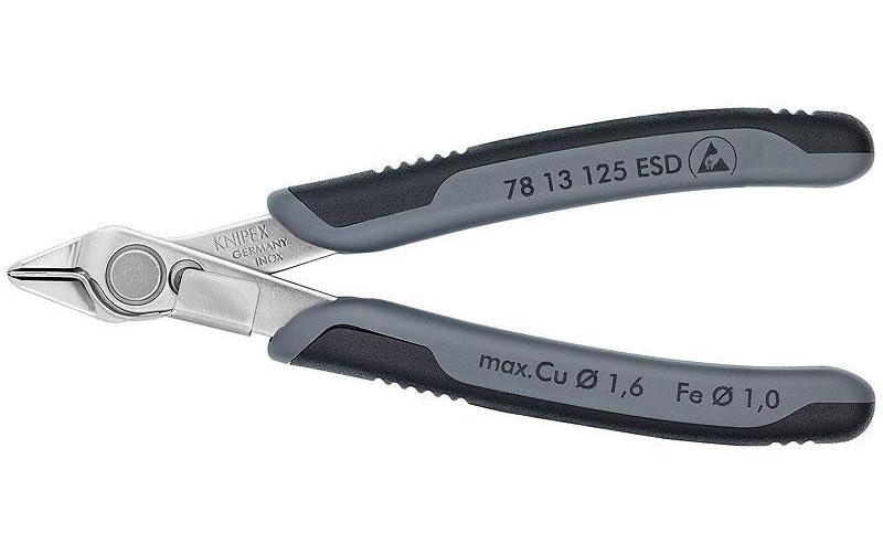 Knipex Pinces coupantes de côté pour l’électronique Super Knips 125 mm ESD