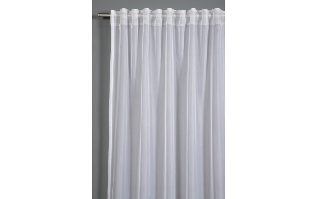 Gardinia Rideau de jour Voile uni 300 cm x 245 cm, blanc