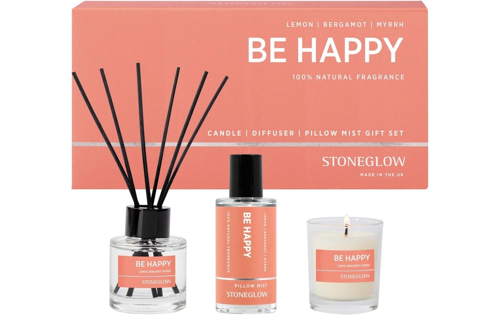 Stoneglow Set cadeau Be Happy 3 pièces, 50 ml