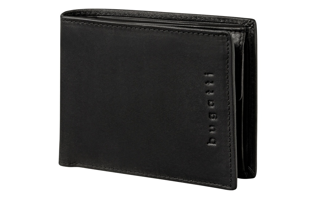 Bugatti Portefeuille Romano Portefeuille RFID Noir