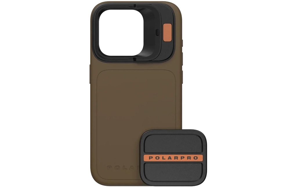 PolarPro Étui pour iPhone 15 Pro LiteChaser 15 - Désert