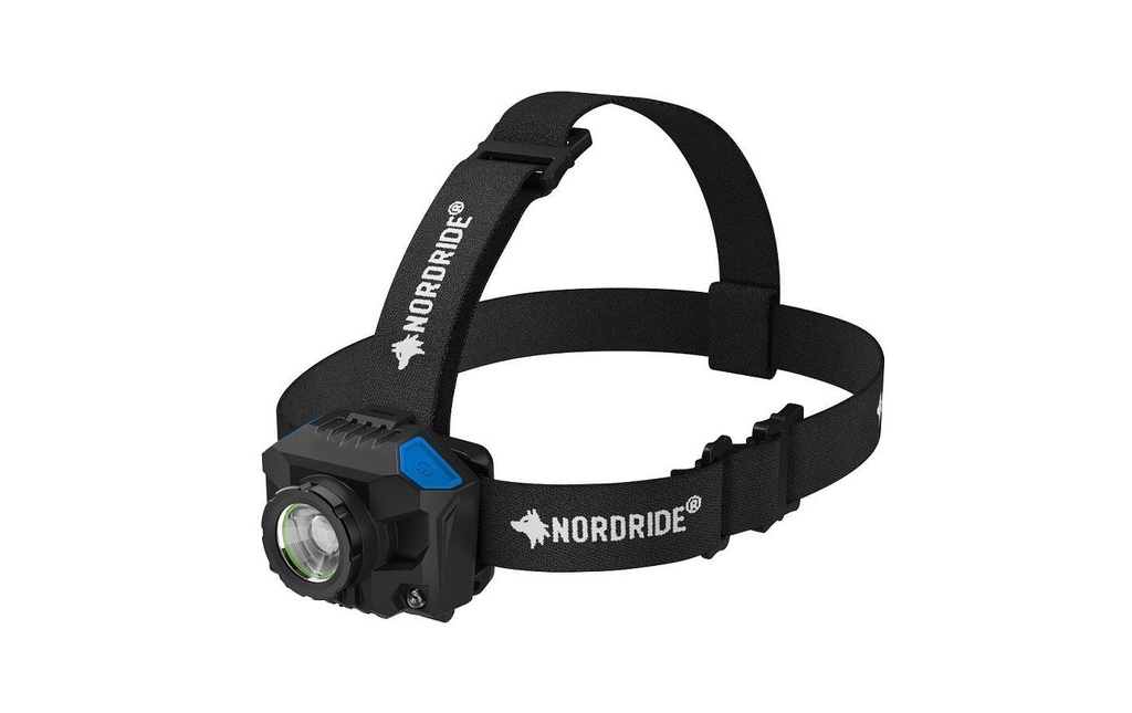 Nordride Lampe frontale LED Active X1 R, 700 lumens, IP65, Noir