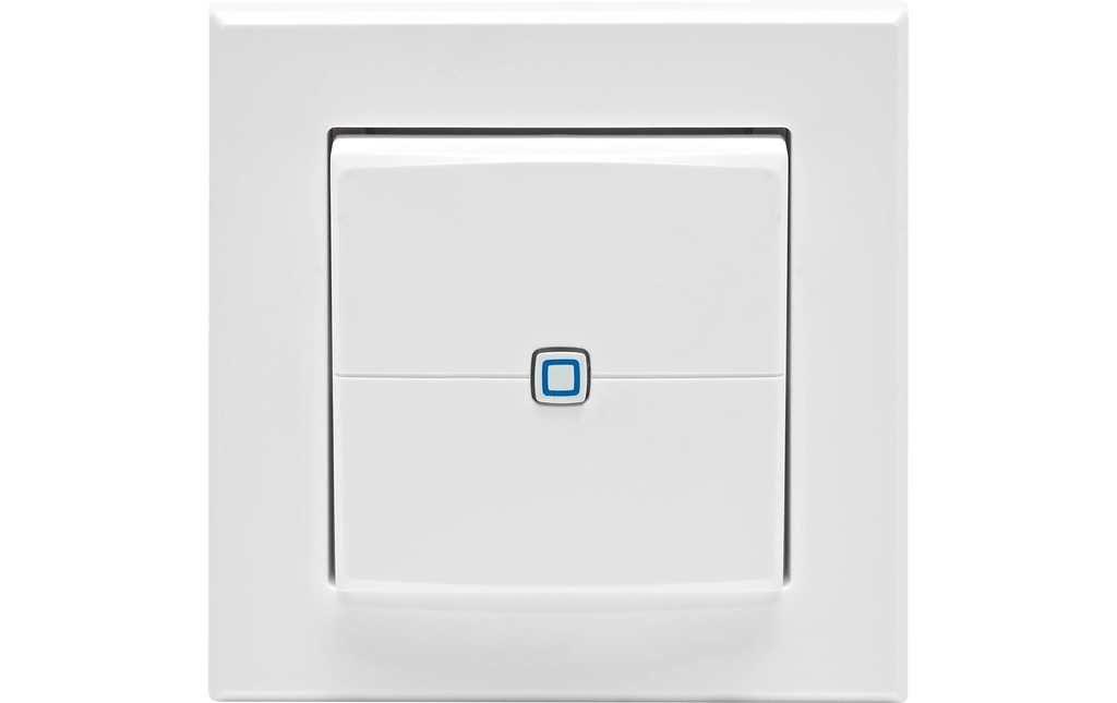 Homematic IP Bouton-poussoir mural double Blanc